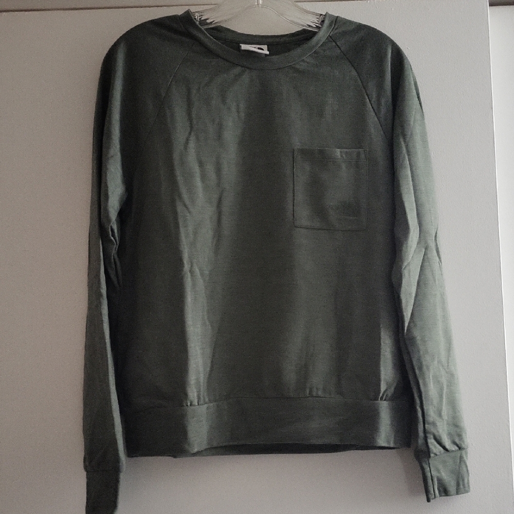 The North Face Green Pocket Sweatshirt